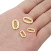 Stainless Steel Natural Geometric Relief Hollow Necklace Pendant And Earrings Accessories With Circle Pattern