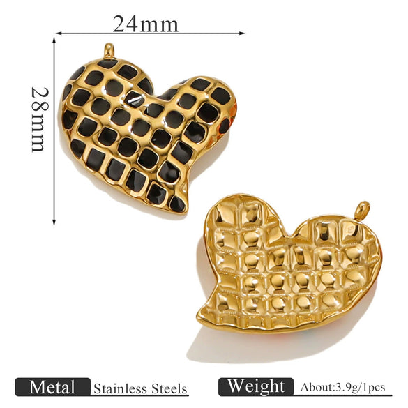 Stainless Steel Natural Stone Oil Drop Eight Eyes Pendant Necklace Jewelry Accessories