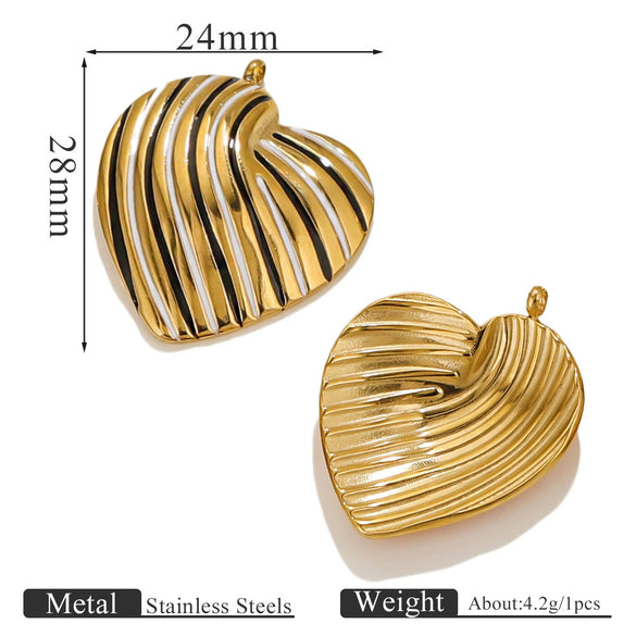 Stainless Steel Natural Stone Oil Drop Eight Eyes Pendant Necklace Jewelry Accessories