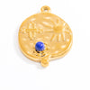 Stainless Steel Natural Stone Pendant Necklace Jewelry Accessories Elegant Minimalist Electroplated