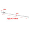 Stainless Steel Natural Style Belt Chain Tail Chain Extension Chain Buckle Lobster Buckle Jewelry Accessories With Electroplating