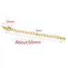 Stainless Steel Natural Style Belt Chain Tail Chain Extension Chain Buckle Lobster Buckle Jewelry Accessories With Electroplating