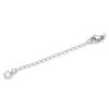 Stainless Steel Natural Style Belt Chain Tail Chain Extension Chain Buckle Lobster Buckle Jewelry Accessories With Electroplating