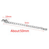 Stainless Steel Natural Style Belt Chain Tail Chain Extension Chain Buckle Lobster Buckle Jewelry Accessories With Electroplating