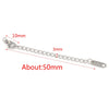 Stainless Steel Natural Style Belt Chain Tail Chain Extension Chain Buckle Lobster Buckle Jewelry Accessories With Electroplating