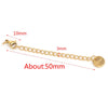 Stainless Steel Natural Style Belt Chain Tail Chain Extension Chain Buckle Lobster Buckle Jewelry Accessories With Electroplating