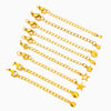 Stainless Steel Natural Style Belt Chain Tail Chain Extension Chain Buckle Lobster Buckle Jewelry Accessories With Electroplating
