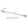 Stainless Steel Natural Style Belt Chain Tail Chain Extension Chain Buckle Lobster Buckle Jewelry Accessories With Electroplating
