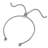 Stainless Steel Natural Style Box Chain Adjustable Bracelet With Flat Positioning Beads Electroplating Jewelry