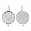 Stainless Steel Natural Style Water Drop Pendant Necklace With Electroplating Process