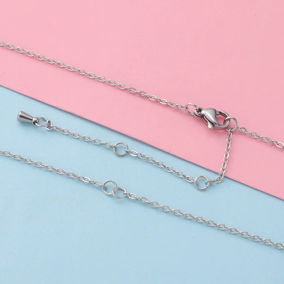 Stainless Steel Necklace Furnace Vacuum Electroplated Glossy Jewelry Accessories