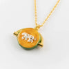Stainless Steel Necklace With Floral Shell Moon Tiger Coconut Tree Geometric Pattern Pendant Electroplated Colorpreserving Unisex
