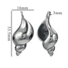 Stainless Steel Niche Style 3D Conch Shell Pendant Jewelry Accessories With 18K Electroplating