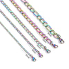 Stainless Steel Nk Chain Cuban Necklace With Geometric Style And Vacuum Colorpreserving Electroplating