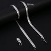 Stainless Steel Nk Chain Necklace Geometric Style Vacuum Resistant Electroplated Gold