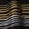 Stainless Steel Nk Chain Necklace Geometric Style Vacuum Resistant Electroplated Gold