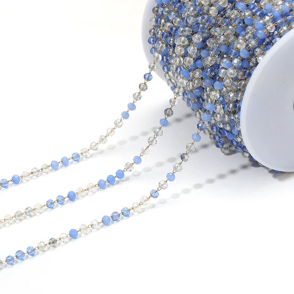 Stainless Steel O Shape Geometric Handmade Electroplated Beads Chain Jewelry Accessories For Necklace Bracelet