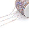 Stainless Steel O Shape Geometric Handmade Electroplated Beads Chain Jewelry Accessories For Necklace Bracelet