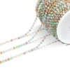 Stainless Steel O Shape Geometric Handmade Electroplated Beads Chain Jewelry Accessories For Necklace Bracelet