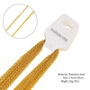 Stainless Steel O Shaped Wave Chain Electroplated And Vacuum Plated For Diy Handmade Accessories