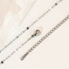 Stainless Steel Ochain Lip Chain Simple Ushaped Cross Clavicle Necklace Unisex Vacuum Plated