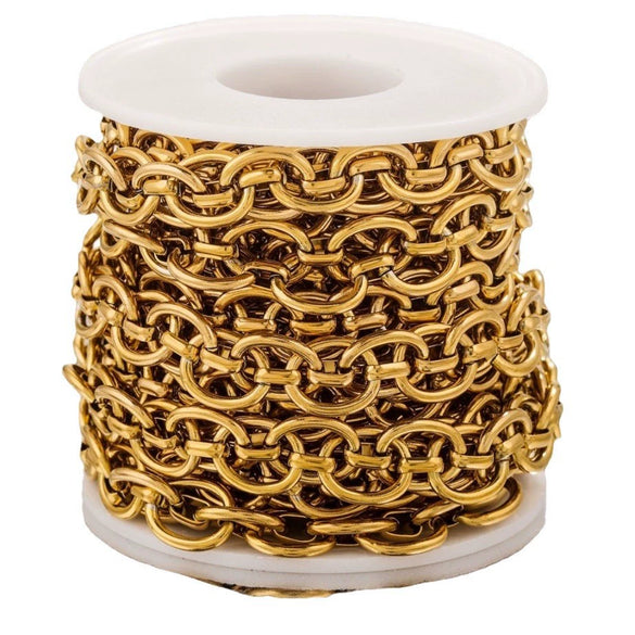 Stainless Steel Ochain Vacuum Multilayer Hip Hop Fashion Jewelry With Hirback Pattern And Electroplating Design