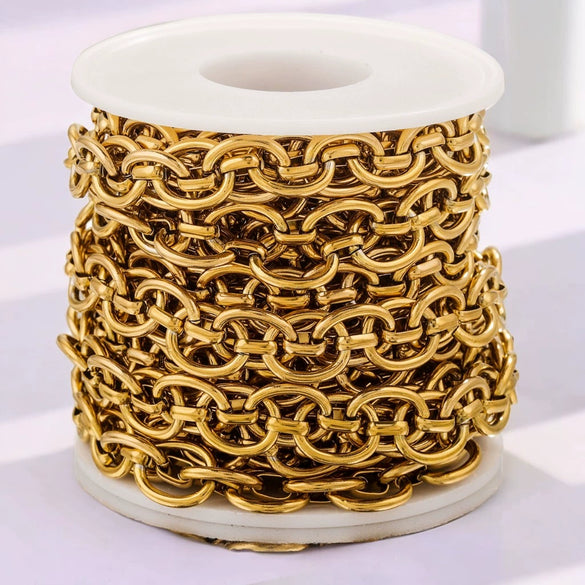 Stainless Steel Ochain Vacuum Multilayer Hip Hop Fashion Jewelry With Hirback Pattern And Electroplating Design