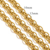 Stainless Steel Ochain Vacuum Multilayer Hip Hop Fashion Jewelry With Hirback Pattern And Electroplating Design