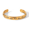 Stainless Steel Oil Dripping Bracelet Retro Style