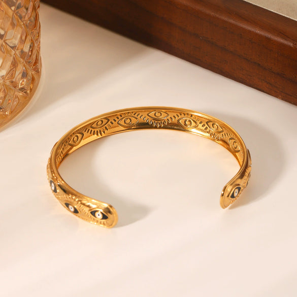 Stainless Steel Oil Dripping Bracelet Retro Style