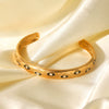 Stainless Steel Oil Dripping Bracelet Retro Style