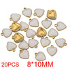 Stainless Steel Oil Dripping Craft Heart Jewelry Necklace With Eight Eyes Pattern