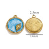 Stainless Steel Oil Drop And Flower Pearls Pendant Necklace Bracelet Accessories