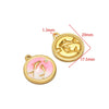 Stainless Steel Oil Drop Flower Geometric Pendant Jewelry Accessories
