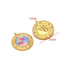 Stainless Steel Oil Drop Flower Geometric Pendant Jewelry Accessories