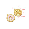 Stainless Steel Oil Drop Flower Geometric Pendant Jewelry Accessories