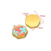 Stainless Steel Oil Drop Flower Geometric Pendant Jewelry Accessories