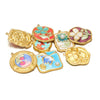 Stainless Steel Oil Drop Flower Geometric Pendant Jewelry Accessories