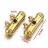 Stainless Steel Oil Dropping Tubular Bead Pendant Bohemian Style Diy Necklace Bracelet Pendant 18K Gold Vacuum Plated