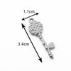 Stainless Steel Oil Pressure Hollow Geometric Pendant Diy Jewelry Accessories With Electroplating