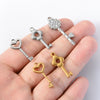 Stainless Steel Oil Pressure Hollow Geometric Pendant Diy Jewelry Accessories With Electroplating