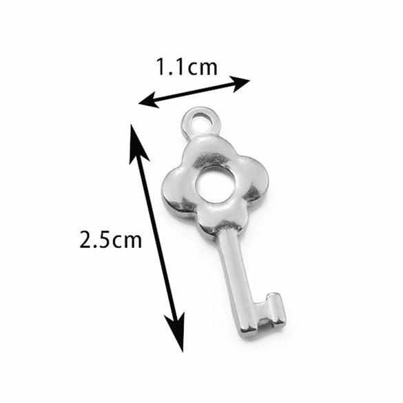 Stainless Steel Oil Pressure Hollow Geometric Pendant Diy Jewelry Accessories With Electroplating