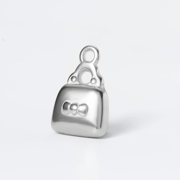 Stainless Steel Oil Pressure Pendant Bow Kt Cat Fourpointed Star 18K Gold Plated Necklace Hanging Ornaments