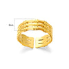Stainless Steel Oil Pressure Ring Irregular With Crown Heart Shape Letters Numbers Text Electroplated Unisex
