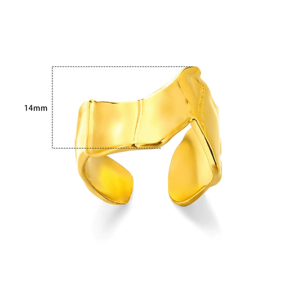 Stainless Steel Oil Pressure Ring Irregular With Crown Heart Shape Letters Numbers Text Electroplated Unisex