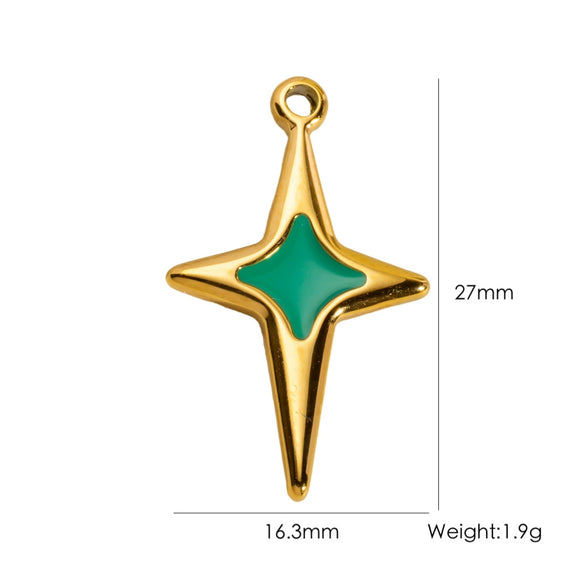 Stainless Steel Oildrip Coffee Cup Sailboat Fish Bicycle Pendant Accessories Electroplated