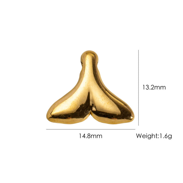 Stainless Steel Oildrip Coffee Cup Sailboat Fish Bicycle Pendant Accessories Electroplated