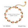 Stainless Steel Oildropping Cherry Women's Bracelet