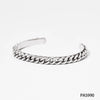 Stainless Steel Open Handmade Twist Bracelet With Vacuum Electroplating And Fine Polishing Fashion Ol Style