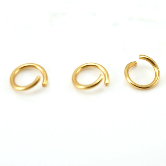 316L Stainless Steel Open Ring Accessories Electroplated Bracelet Necklace Accessories